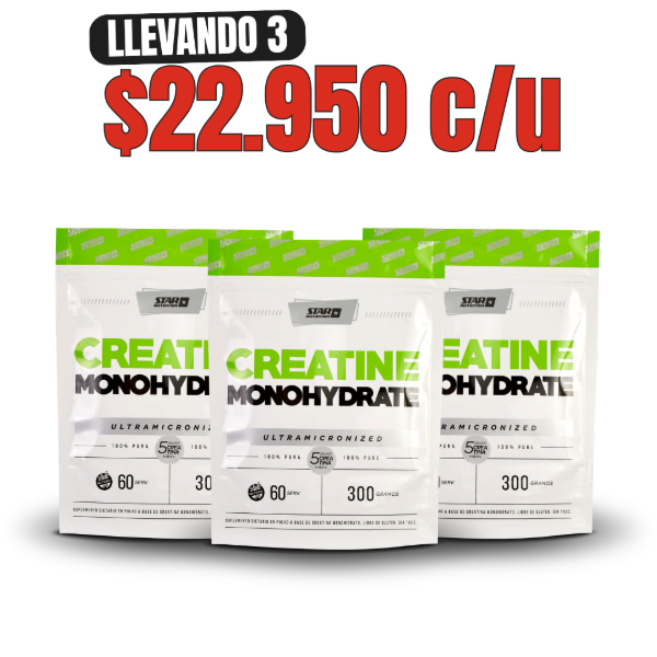 Producto - COMBO STAR NUTRITION - x3 CREATINA 300 GRS.