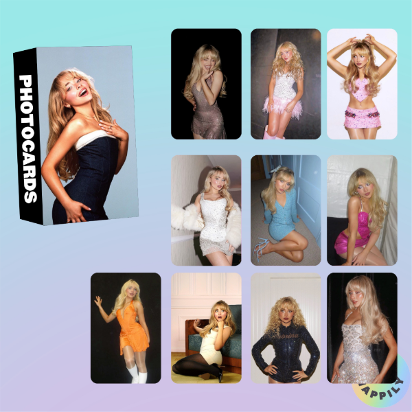 Producto - Caja de photocards Sabrina Carpenter