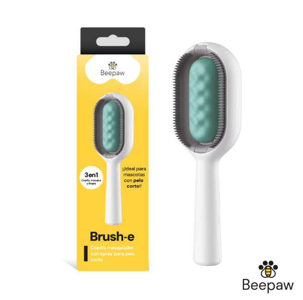 Producto - CEPILLO BEEPAW CON CERDAS BRUSH-E PARA PELO LARGO
