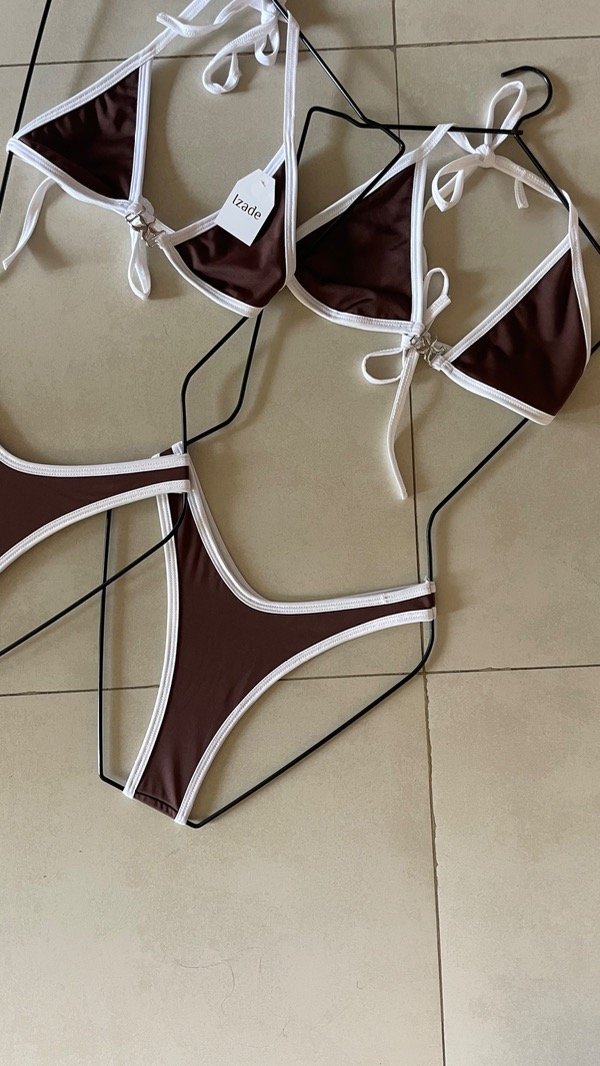 Producto - Bikini Estrella lisa terra