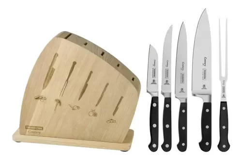 Producto - CENTURY JGO.CUCHILLOS 6PZ TACO MADERA TRAMONTINa