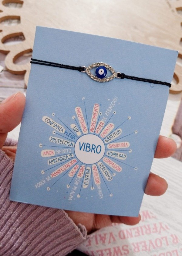 Producto - Pulsera Vibro negra strass
