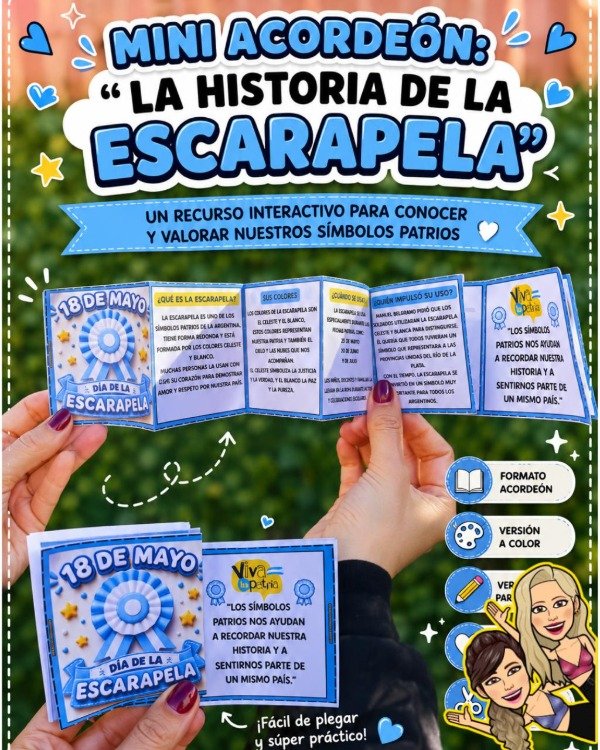 Producto - MINI ACORDEÓN. LA HISTORIA DE LA ESCARAPELA