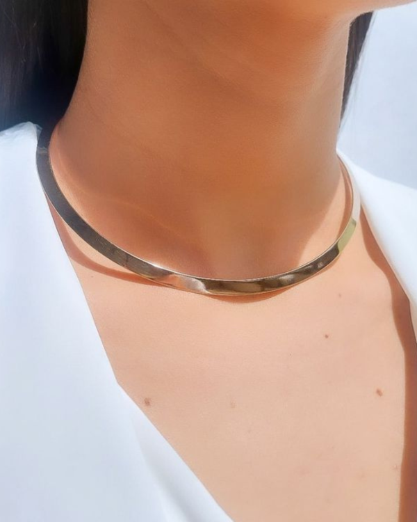 Producto - Choker Rigido Cinta  PLATA925