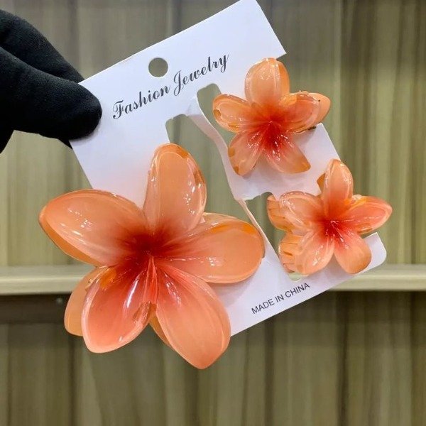 Producto - Set x 3 broches summer (durazno)