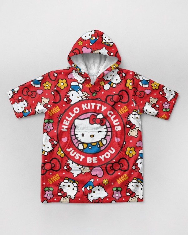 Producto - MAXIPONCHO TOALLA Hello Kitty R