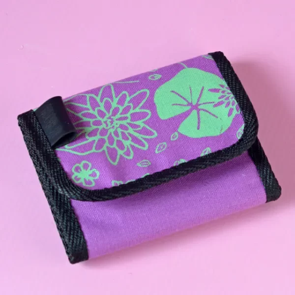 Producto - Billetera Nenufar Violeta - Lebaiser