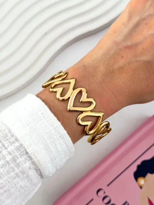 Producto - Pulsera Rígida Gold Cora