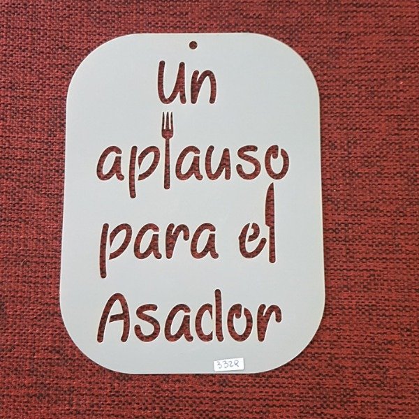 Producto - Stencil - 20 x 15 cm - Cod. 3329