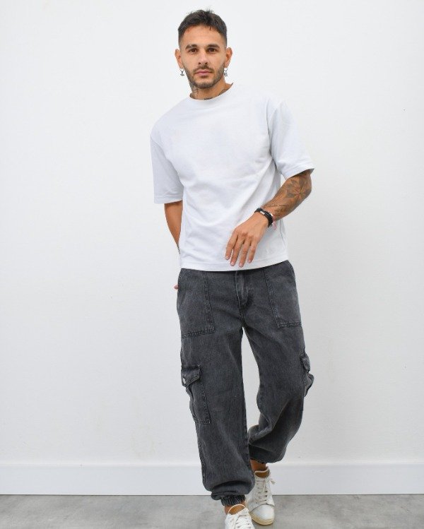 Producto - LINEA DOLCE HOMBRE JOGGER CARGO JEAN