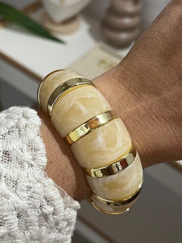 Producto - Brazalete boho bombe hueso - 1