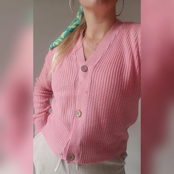 Producto - Cardigan Rosa Viejo