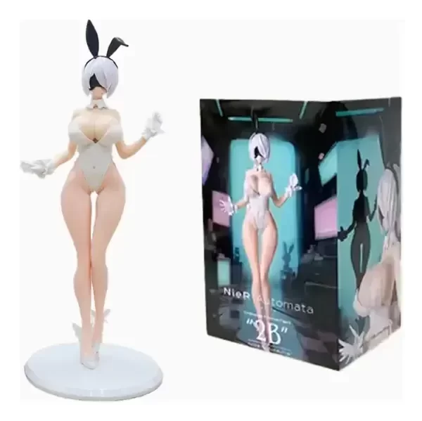 Producto - Figura Bunny 2B version Blanca- Nier Automata (27cm)