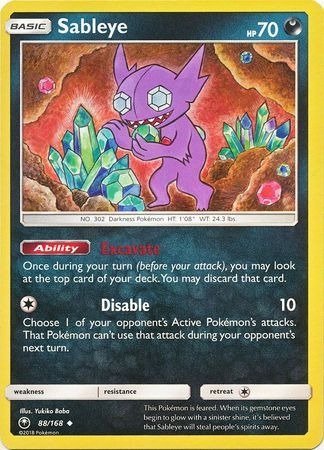 Producto - Sableye - 88/168 - Celestial Storm