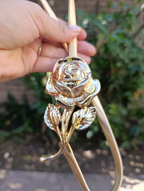 Producto - Cinto dorado rosa