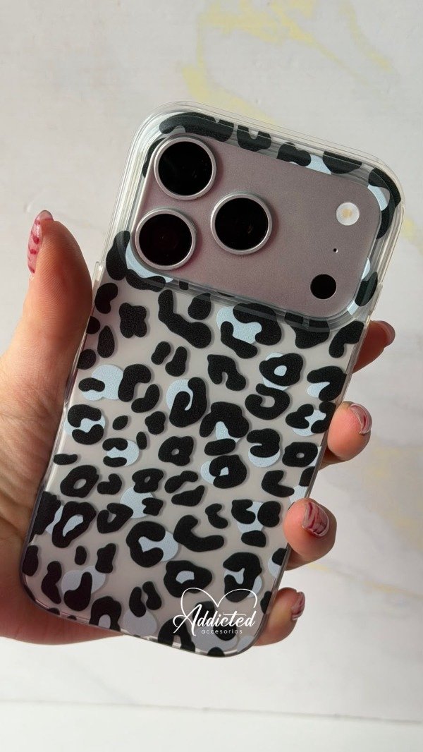 Producto - Case animal print celeste