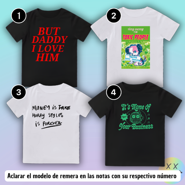 Producto - Baby Tee Harry Styles #1 (varios modelos)