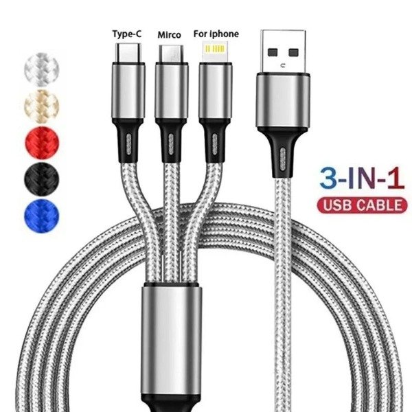 Producto - Cable mallado 3 en 1