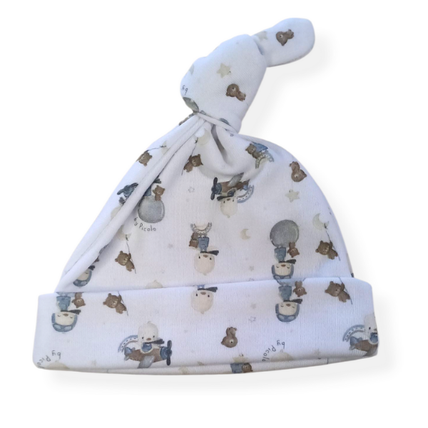 Producto - Gorrito pollito con nudo