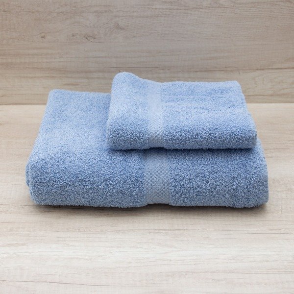 Producto - Juego toalla/toallón Premium XL Celeste