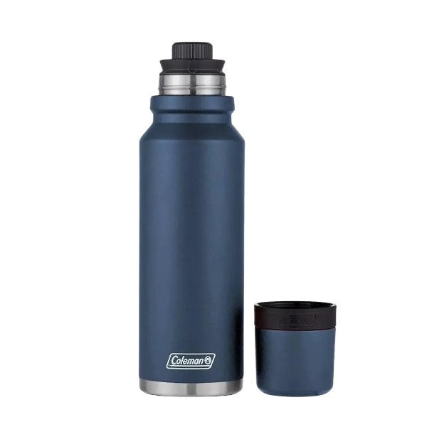 Producto - Termo Coleman 1.2L Acero Inoxidable Pico Matero 360 Color Azul Marina