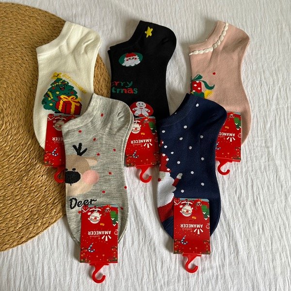 Producto - DOCENA SOQUETES AMANECER EDICIÓN NAVIDAD CON ROSA
