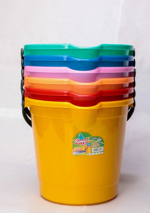 Producto - Balde plástico 12 litros colores