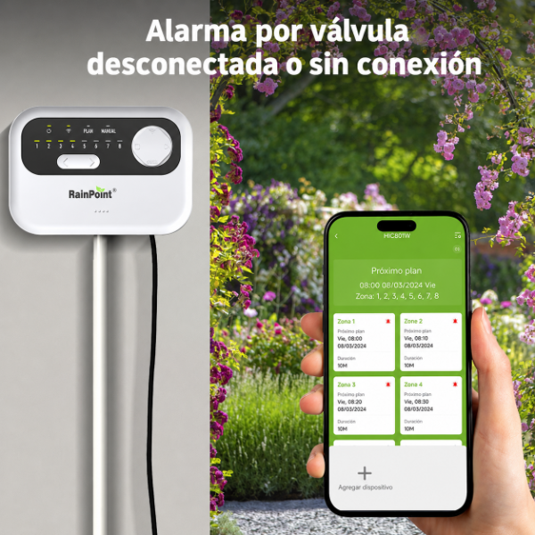 Producto - PROGRAMADOR WIFI 8 ZONAS HIC801W - 4