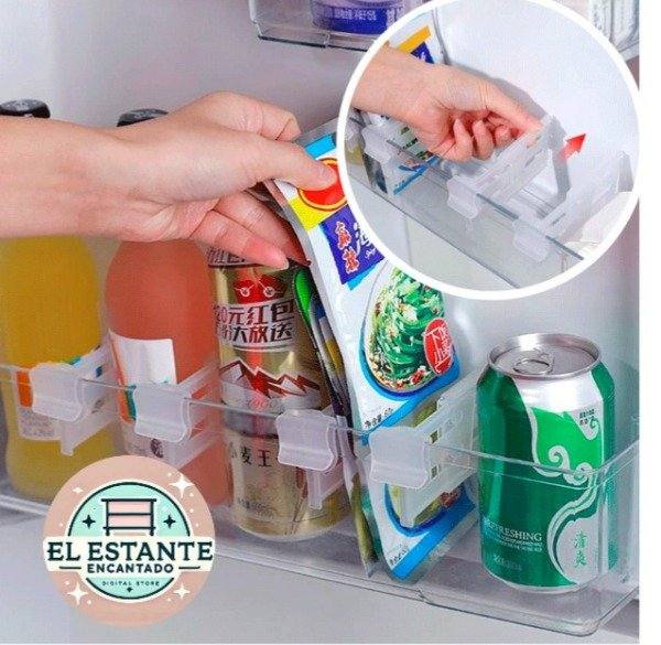 Producto - Pack de 4 Divisores Organizador Heladera Ajustables Extensible