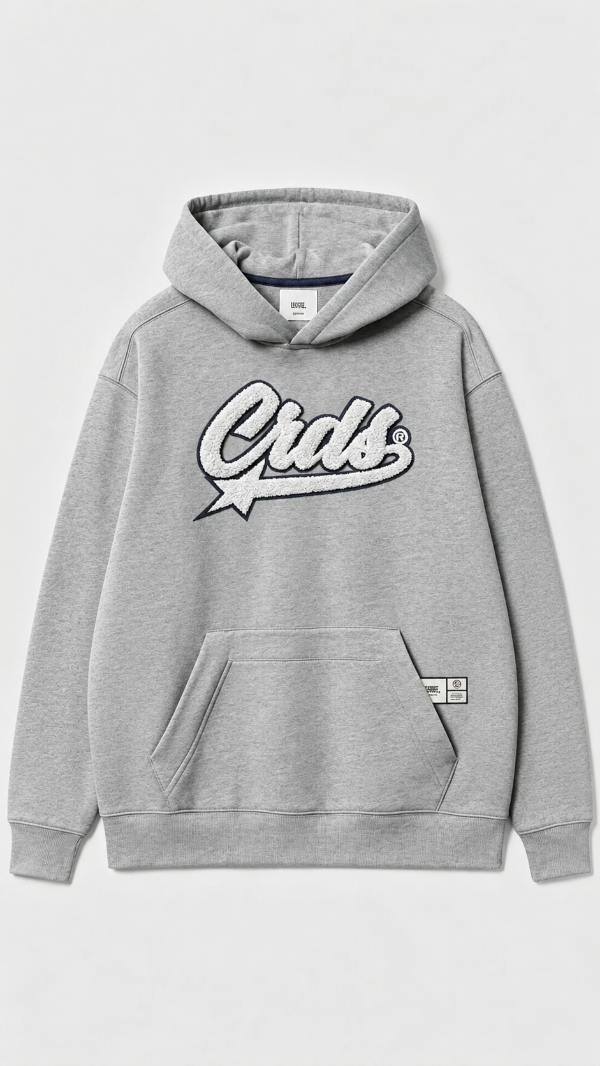 Producto - HOODIE gris melange CUERDOS