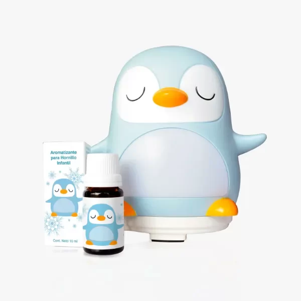 Producto - Difusor Ultrasónico PINGÜI + Esencia para hornillo Pingüi 10gr
