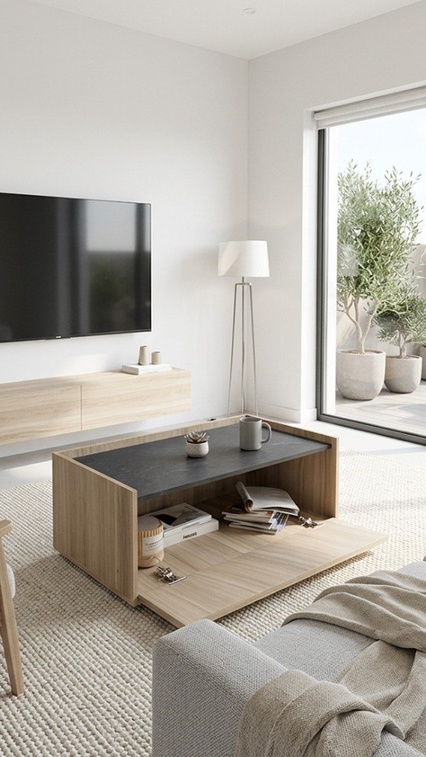 Producto - Mesa baja 1pta 85 x 50 x 50cm altura coco bolo/amberes