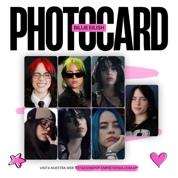 Producto - SET PHOTOCARDS BILLIE