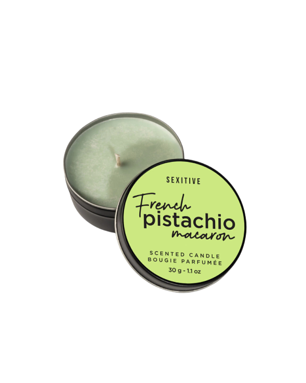 Producto - Massage Candle French Pistachio Macaron - 30 gr