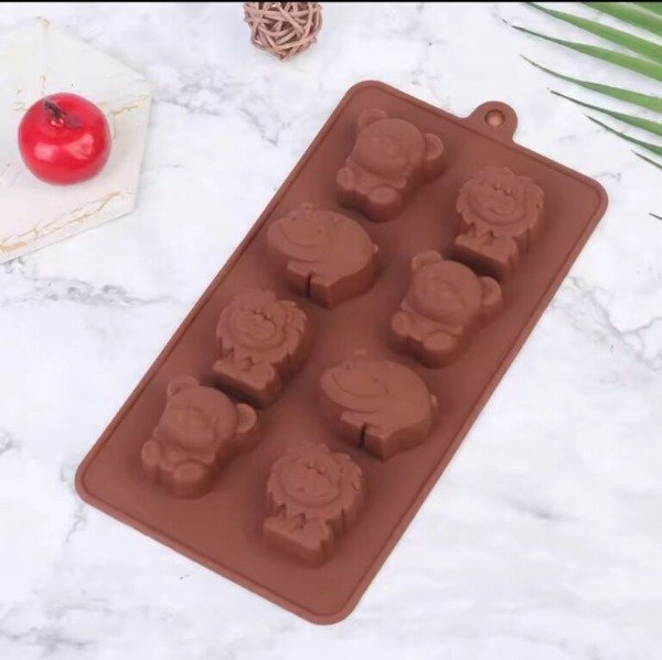 Producto - MOLDE SILICONA BOMBON ANIMALITOS X8