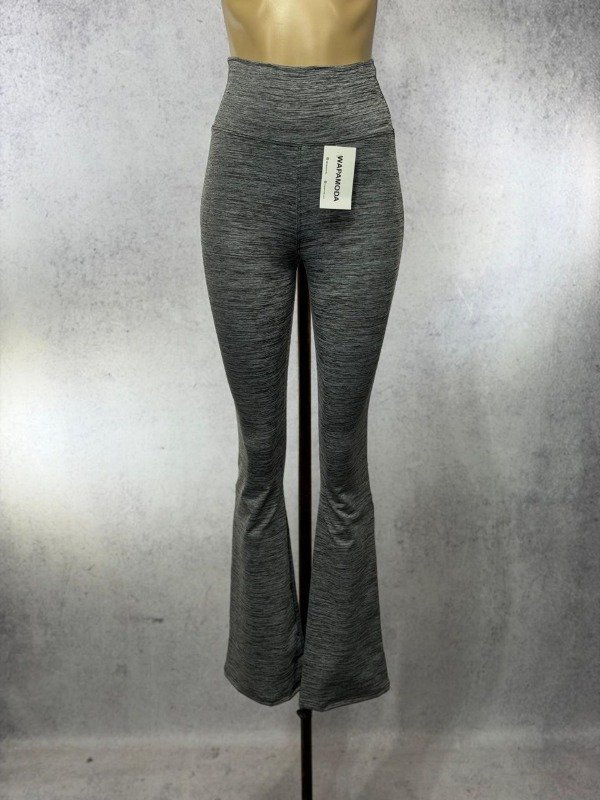 Producto - CALZA OXFORD GRIS JASPEADA LYCRA PREMIUM ELASTIZADA - 0