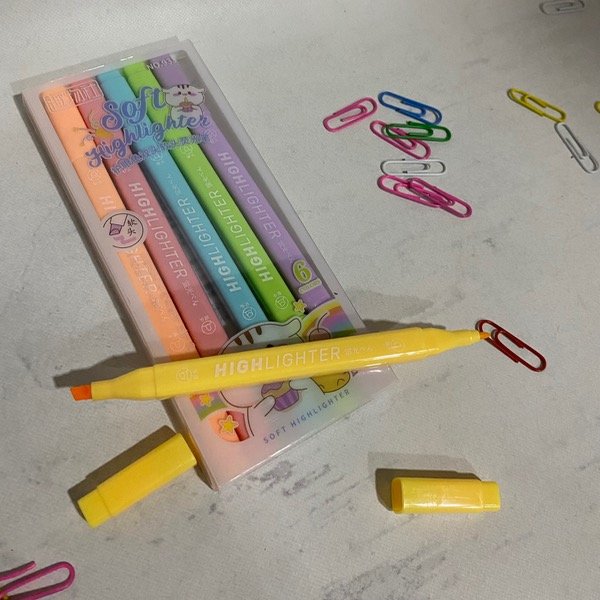 Producto - Caja x 6 marcadores doble punta pastel Katana