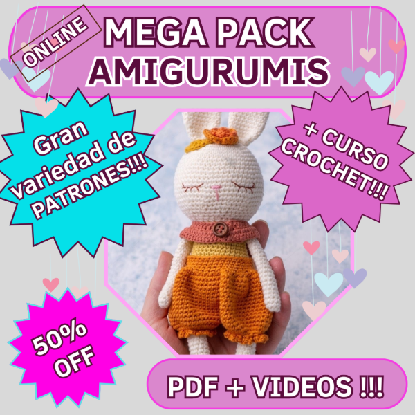Producto - MEGA PACK AMIGURUMIS - CURSO PDF