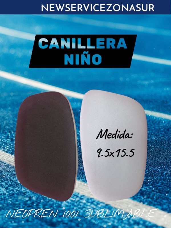 Producto - CANILLERA NIÑO/ - SUBLIMABLE
