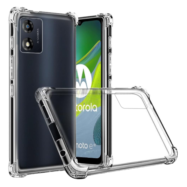 Producto - Funda TPU Antigolpes - Transparente - Motorola E13 - Fashion Case