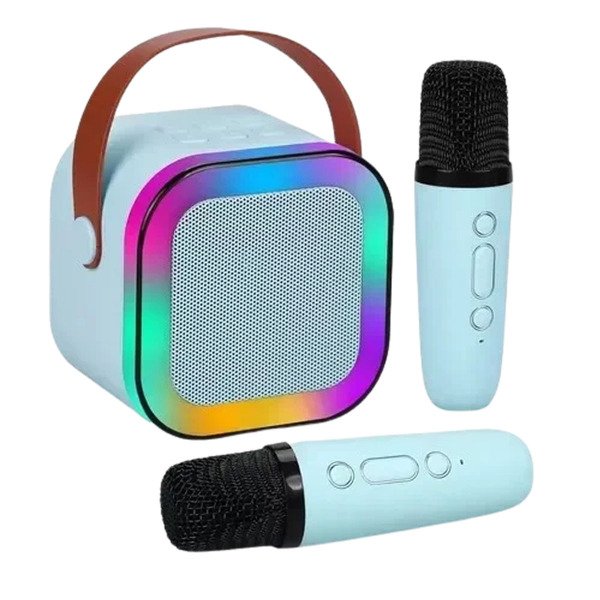 Producto - Parlante Karaoke K12 con 2 Micrófonos