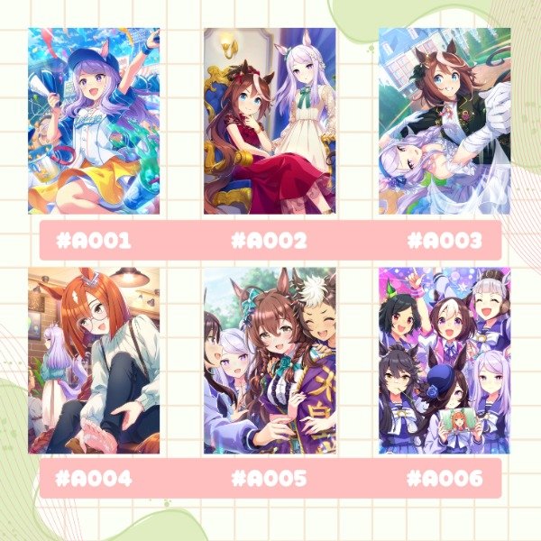 Producto - Umamusume Pretty Derby 2 // Postales holográficas - 1