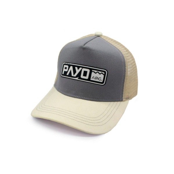 Producto - GORRA PAYO TRUCKER GABARDINA GRIS-BLANCO