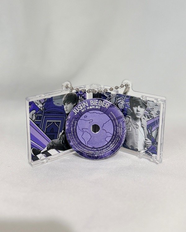 Producto - Llavero Mini Cd MY WORLD Justin Bieber con NFC - Llaveros - 2