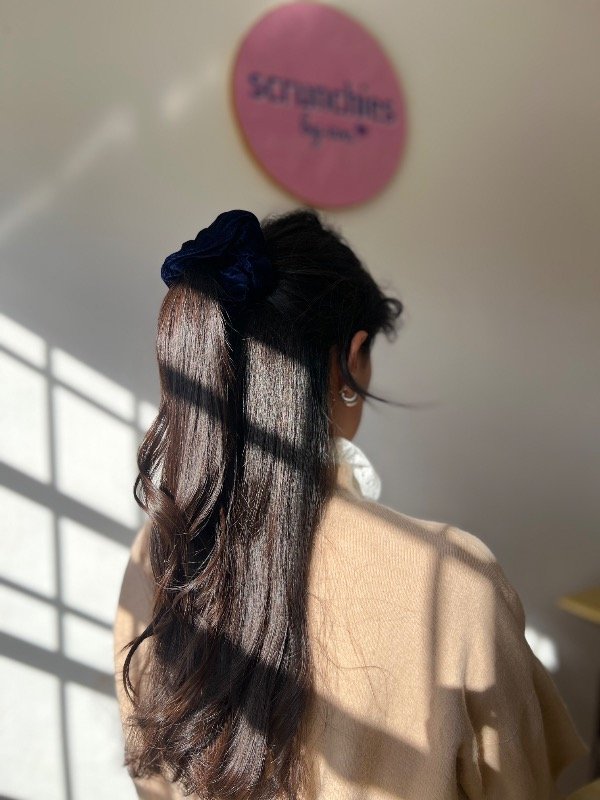 Producto - Scrunchie terciopelo negro - 1