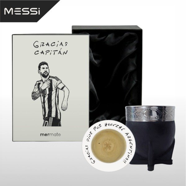Producto - BOX MATE CON BOMBILLA Y CAJA DE PRESENTACIÓN EXCLUSIVO MESSI A PUÑO Y LETRA - 5
