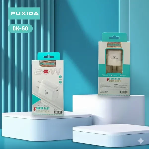 Producto - Cargador puxida 20w DK-50 TYPE "C" sin cable