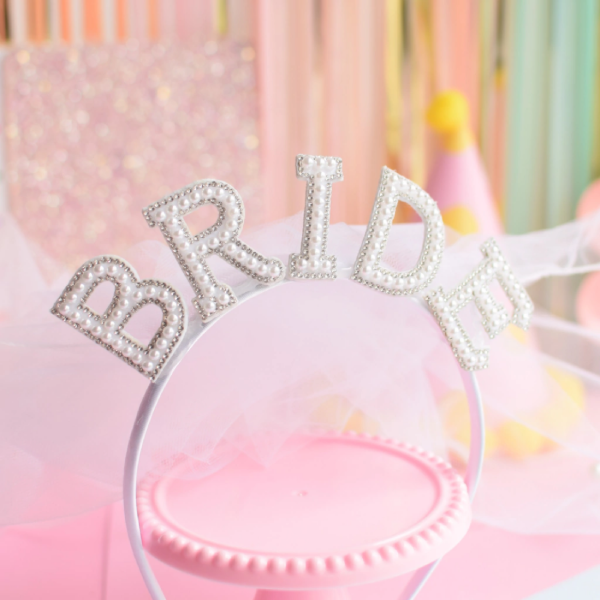 Producto - VINCHA CON VELO "BRIDE DIAMONDS"