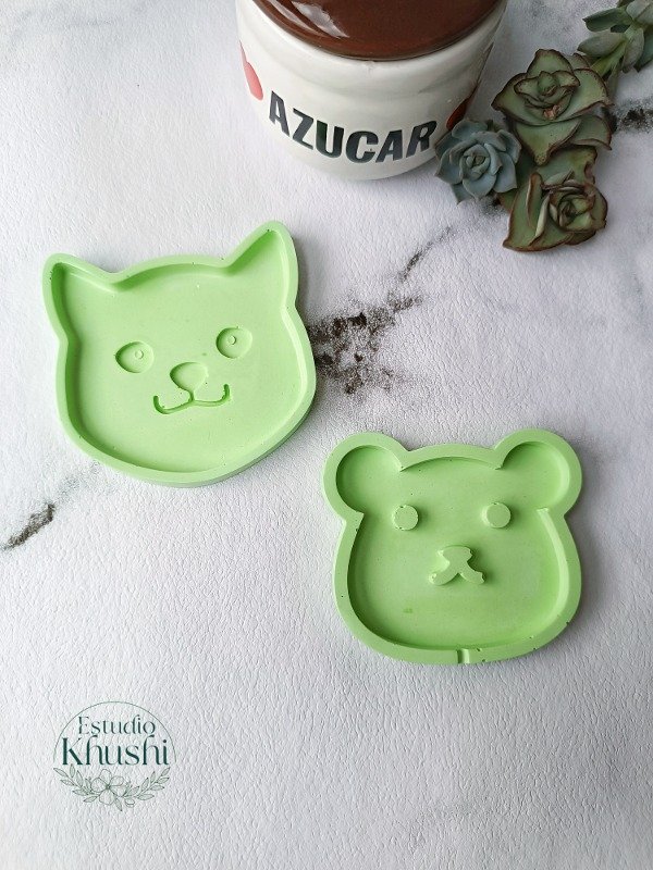 Producto - Posa saco de té Gatito y Osito