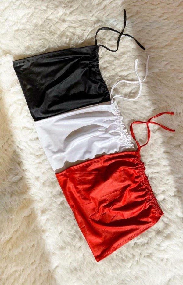 Producto - (#3921-2) POLLERA CON FRUNCES SEMI ENGOMADO